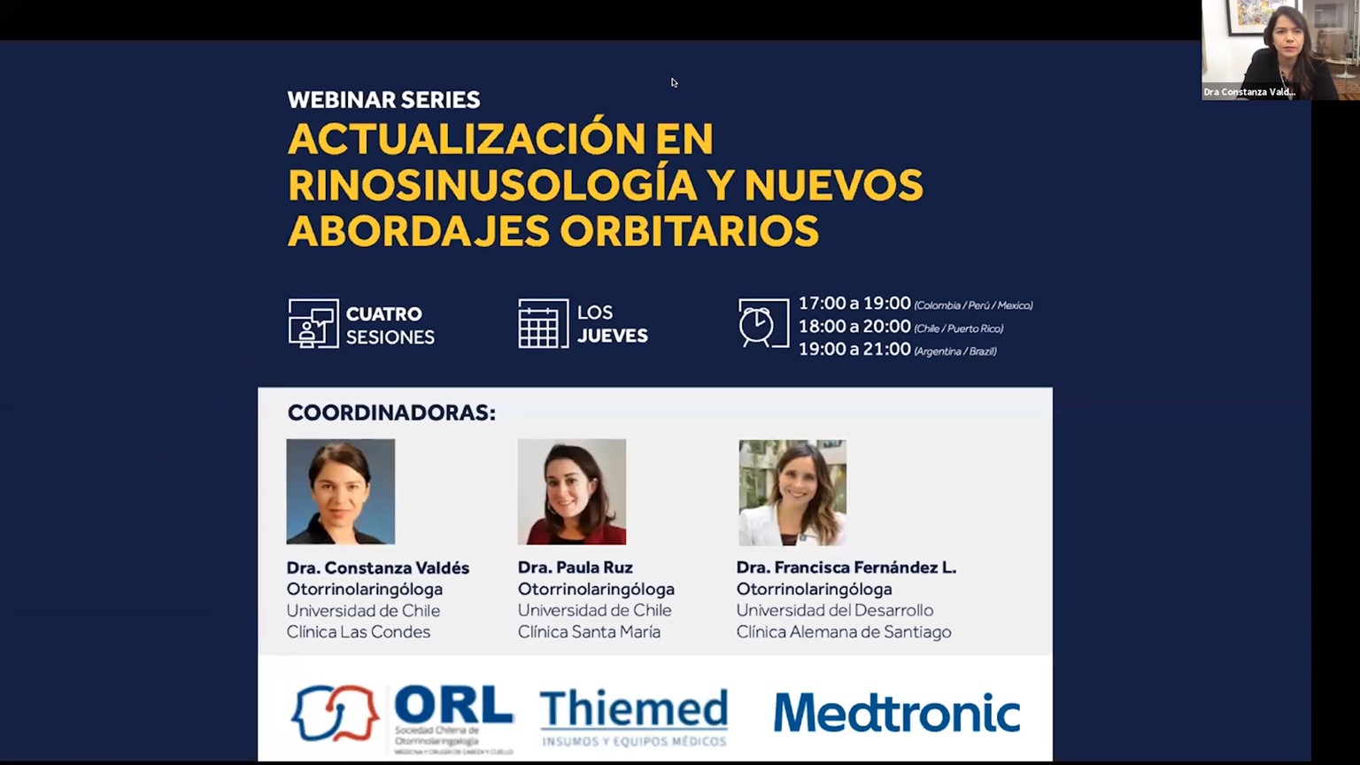 Webinar - Abordajes orbitarios . | Webinar - Abordagens orbitais . | Webinar - Orbital approaches .