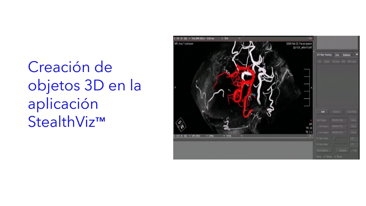 Creación de objetos 3D en la aplicación StealthViz™.|Criando objetos 3D no aplicativo StealthViz™.|Creating 3D objects in the StealthViz™ application.